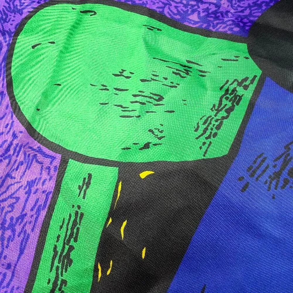 Picasso Pablo Femme Assise Scarf Purple Blue Chair